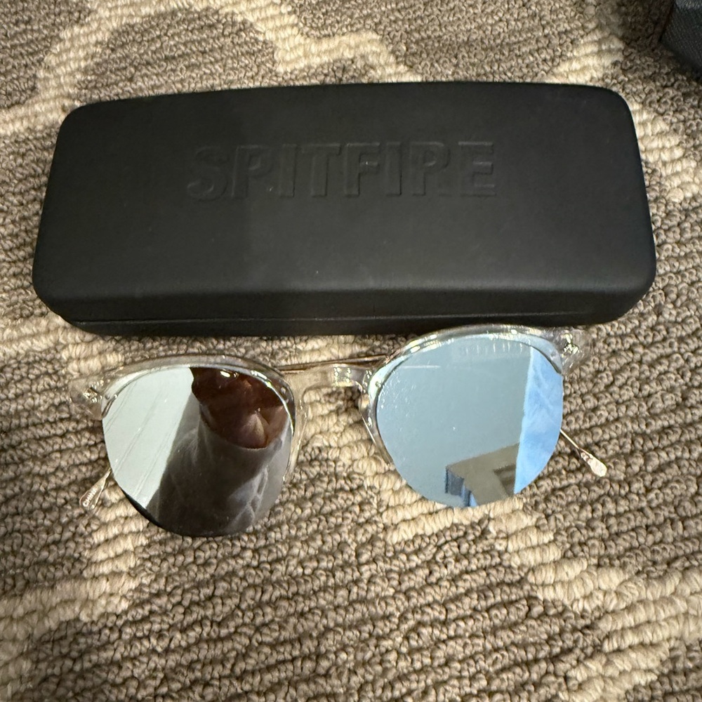 Spitfire Silver Sunglasses Modern Design